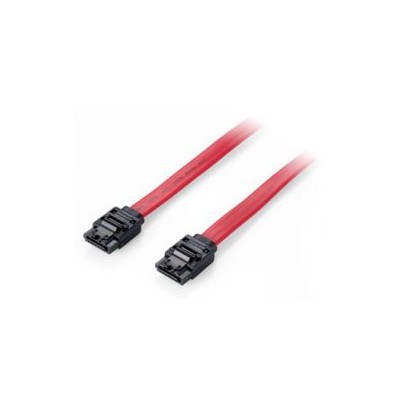 Cable EQUIP SATA3/M a SATA3/M 1m Rojo/Negro (EQ111901)