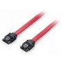 Cable EQUIP SATA3/M a SATA3/M 1m Rojo/Negro (EQ111901)