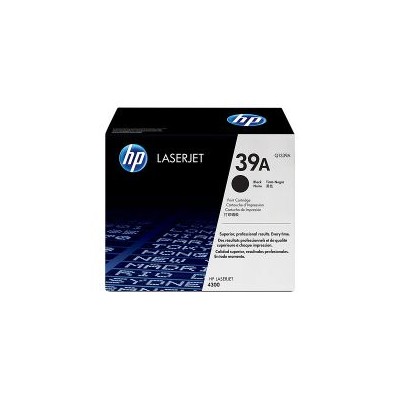 Toner HP LaserJet 39A Negro 18000 páginas (Q1339A)