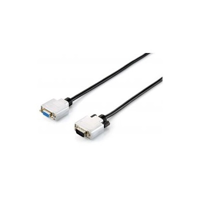 Cable EQUIP VGA/M a VGA/H 3m Negro/Plata (EQ118851)