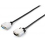 Cable EQUIP VGA/M a VGA/H 3m Negro/Plata (EQ118851)