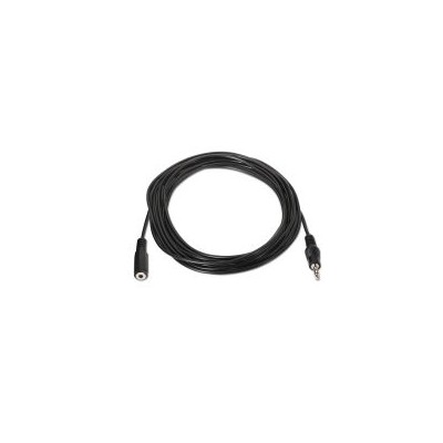 Nanocable Audio 3.5mm/M a 3.5mm/H 5m Negro (10.24.0205)