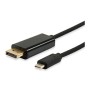 Cable EQUIP USB-C/M a DP/M 1.8m Negro (EQ133467)