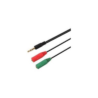 Cable AISENS Jack 3.5mm/M a 2xJack 3.5mm/H (A128-0354)