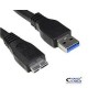 Nanocable USB-A/M a mUSB-B/M 2m Negro (10.01.1102-BK)