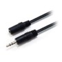 Cable EQUIP 3.5mm/M a 3.5mm/H 2.5m Negro (EQ14708207)