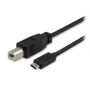 Cable EQUIP USB-B/M a USB-C/M 1m Negro (EQ12888207)