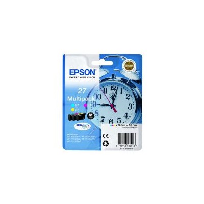 Tinta Epson 27 T2705 Pack 3 Colores (C13T27054012)