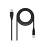 Nanocable USB-A/M a USB-B/M 1m Negro (10.01.0102-BK)