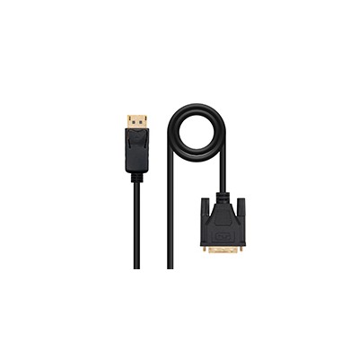 Nanocable DP/M a DVI/M 2m Negro (10.15.4502)