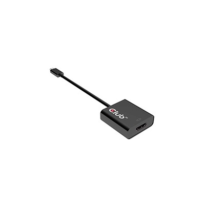 Cable Club 3D USB-C/M a HDMI/H 0.15m Negro (CAC-2504)