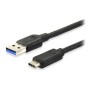 Cable EQUIP USB-A/M a USB-C/M 0.5m Negro (EQ128345)