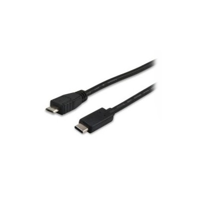 Cable EQUIP USB-C/M a mUSB-B/M 1m Negro (EQ12888407)