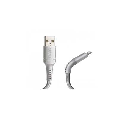 Cable SBS USB a Lightning 1m Gris (TECABLELIGUNB1W)