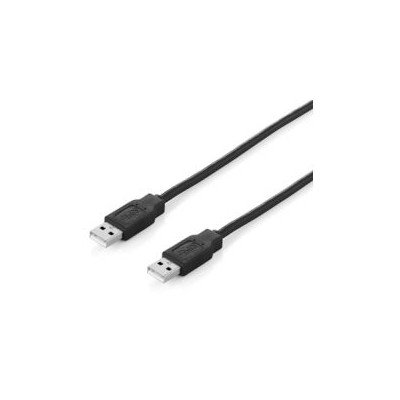 Cable EQUIP USB-A/M a USB-A/M 1.8m Negro (EQ128870)