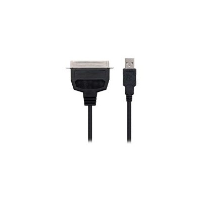 Nanocable USB-A/M a Paralelo 1.5m Negro (10.03.0001)