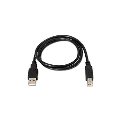 Cable AISENS USB-A/M a USB-B/M 1.8m Negro (A101-0006)