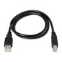 Cable AISENS USB-A/M a USB-B/M 1.8m Negro (A101-0006)