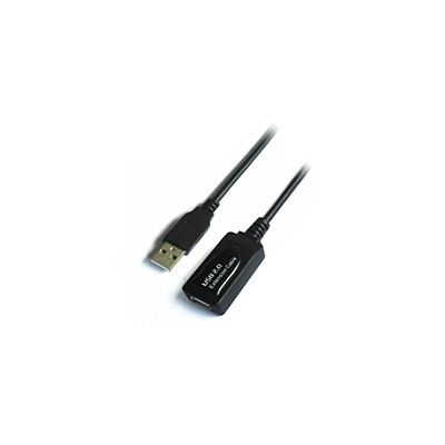 Cable AISENS USB-A/M a USB-A/H 5m Negro (A101-0018)