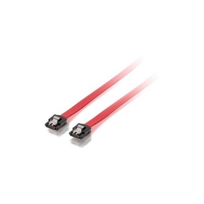 Cable EQUIP SATA2/M a SATA2/M 0.5m Rojo/Negro(EQ111800)