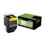 Toner Lexmark Laser 802Y Amarillo 1000 pág (80C20Y0)