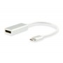 Cable EQUIP USB-C/M a DP/H 15cm Blanco (EQ133458)