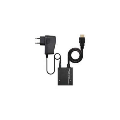 Nanocable HDMI/M a 2xHDMI/H 25cm Negro (10.25.3502)