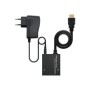 Nanocable HDMI/M a 2xHDMI/H 25cm Negro (10.25.3502)