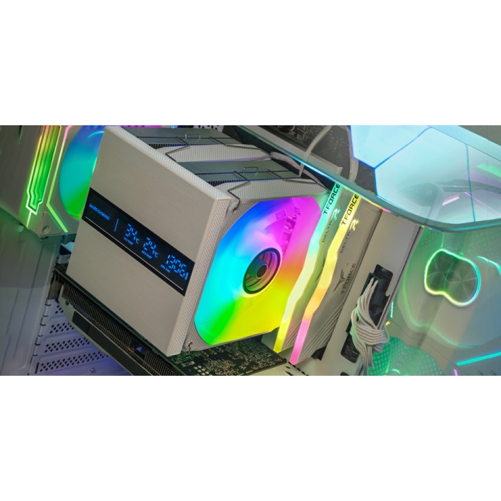 Ventilador Mars Gaming 2x120mm Blanco (MCPULCDPROW)