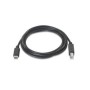 Nanocable USB-B/M a USB-C/M 1m Negro (10.01.2201)