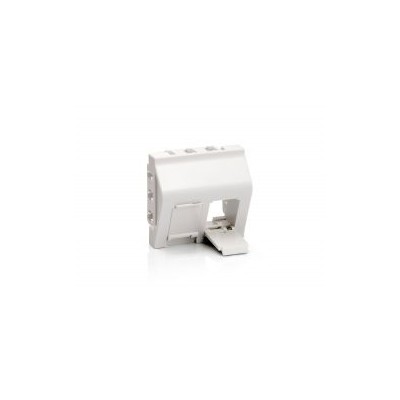 Roseta EQUIP para 2 Conectores Blanco (EQ761312)