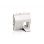 Roseta EQUIP para 2 Conectores Blanco (EQ761312)