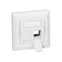 Marco Roseta EQUIP para 2 Conectores Blanco (EQ761303)