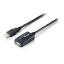 Cable EQUIP USB-A/M a USB-A/H 5m Negro (EQ133336)