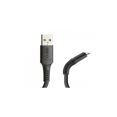 Cable SBS USB a mUSB Flexible 1m (TECABLEMICROUNB1K)