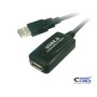 Nanocable USB-A/M a USB-A/H 5m Negro (10.01.0211)