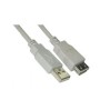 Nanocable USB-A/M a USB-A/H 1.8m Beige (10.01.0203)