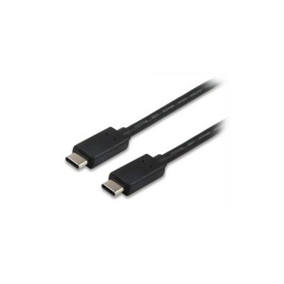 Cable EQUIP USB-C/M a USB-C/M 1m Negro (EQ12888307)