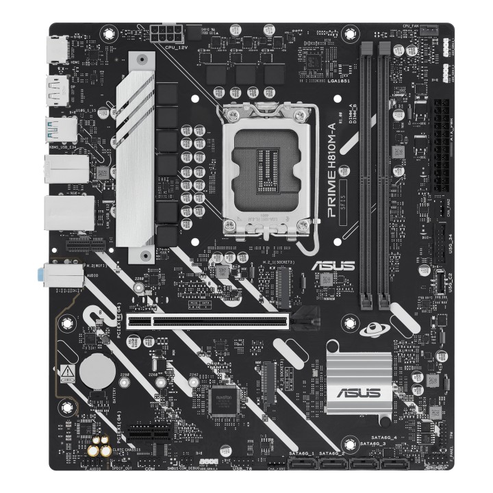 ASUS PRIME H810M-A-CSM: (1851) 2DDR5 HDMI DP RJ45 mATX