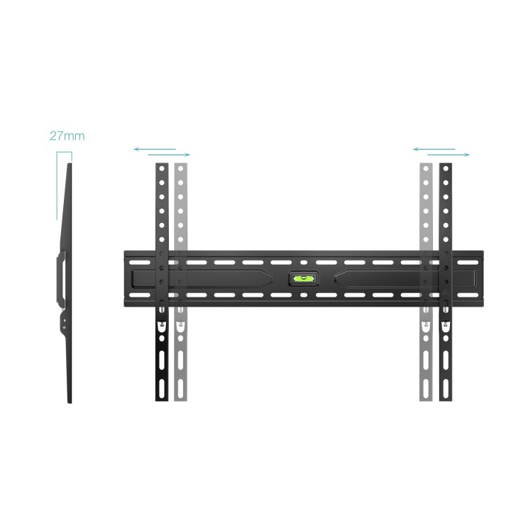 Soporte Pared TooQ 37"-86" Fijo Máx. 45Kg (LP1050F-B)