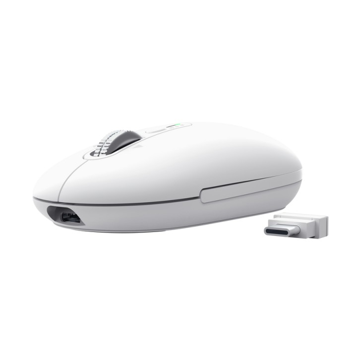 Ratón Trust Seron RF Wireless/Bluetooth Blanco (26019)