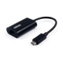 Adaptador de Red NILOX USB-C a RJ45 Negro (NXADAP06)