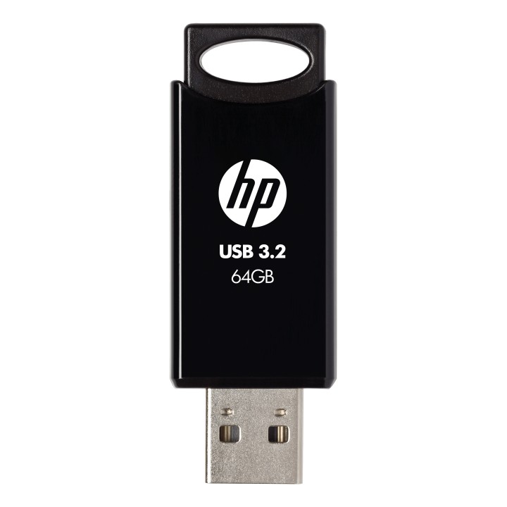 Pendrive HP 712w 64Gb USB-A 3.0 Negro (HPFD712B-A-64)