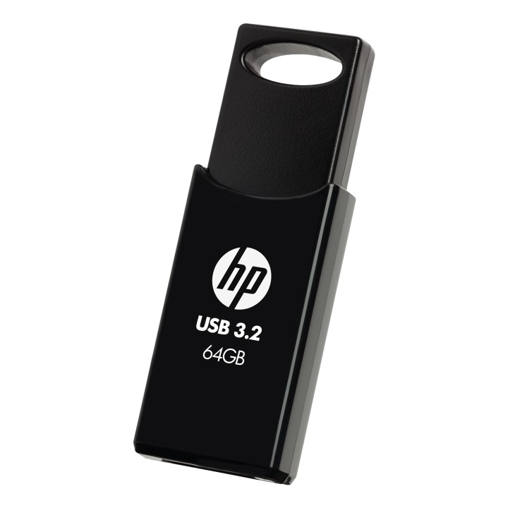 Pendrive HP 712w 64Gb USB-A 3.0 Negro (HPFD712B-A-64)