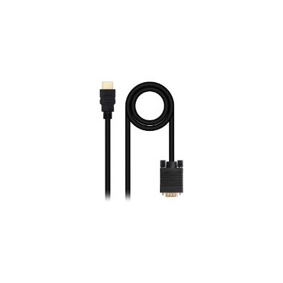 Nanocable HDMI/M a VGA/M 1.8m Negro (10.15.4348)