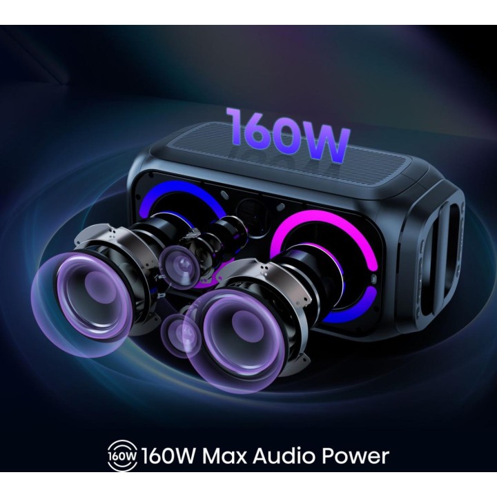 Altavoz Hisense 160W USB BT Negro (PARTY ROCKET 160)