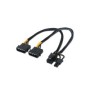 Nanocable Molex (8-pin) a 2xMolex (4-pin) (10.19.1201)