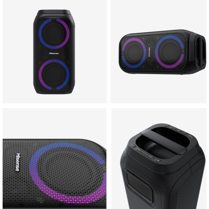 Altavoz Hisense 160W USB BT Negro (PARTY ROCKET 160)