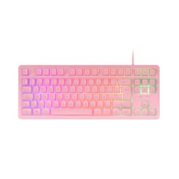 Teclado Mars Gaming TKL H-Mech USB FRGB Rosa (MK023PES)