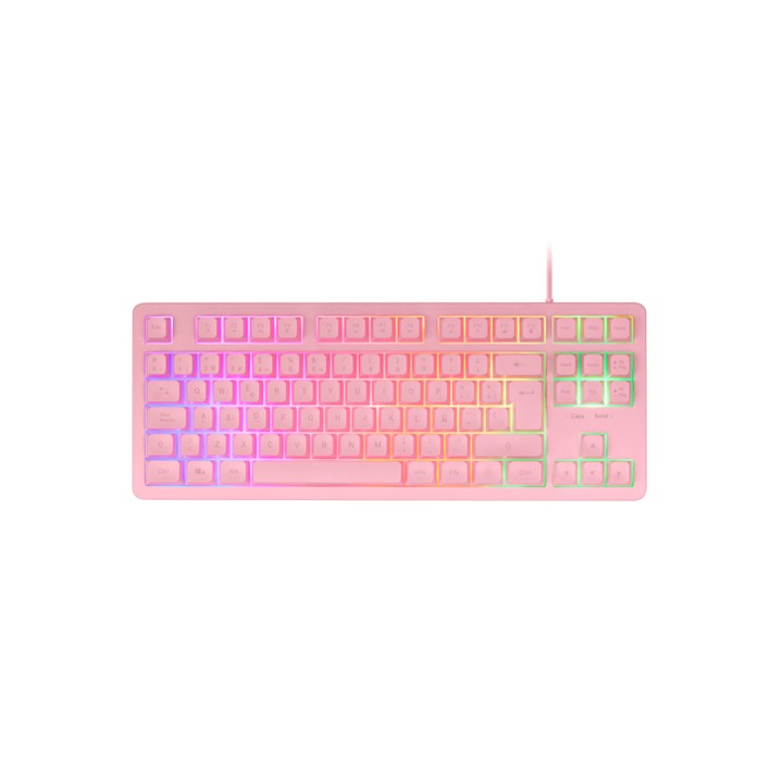 Teclado Mars Gaming TKL H-Mech USB FRGB Rosa (MK023PES)